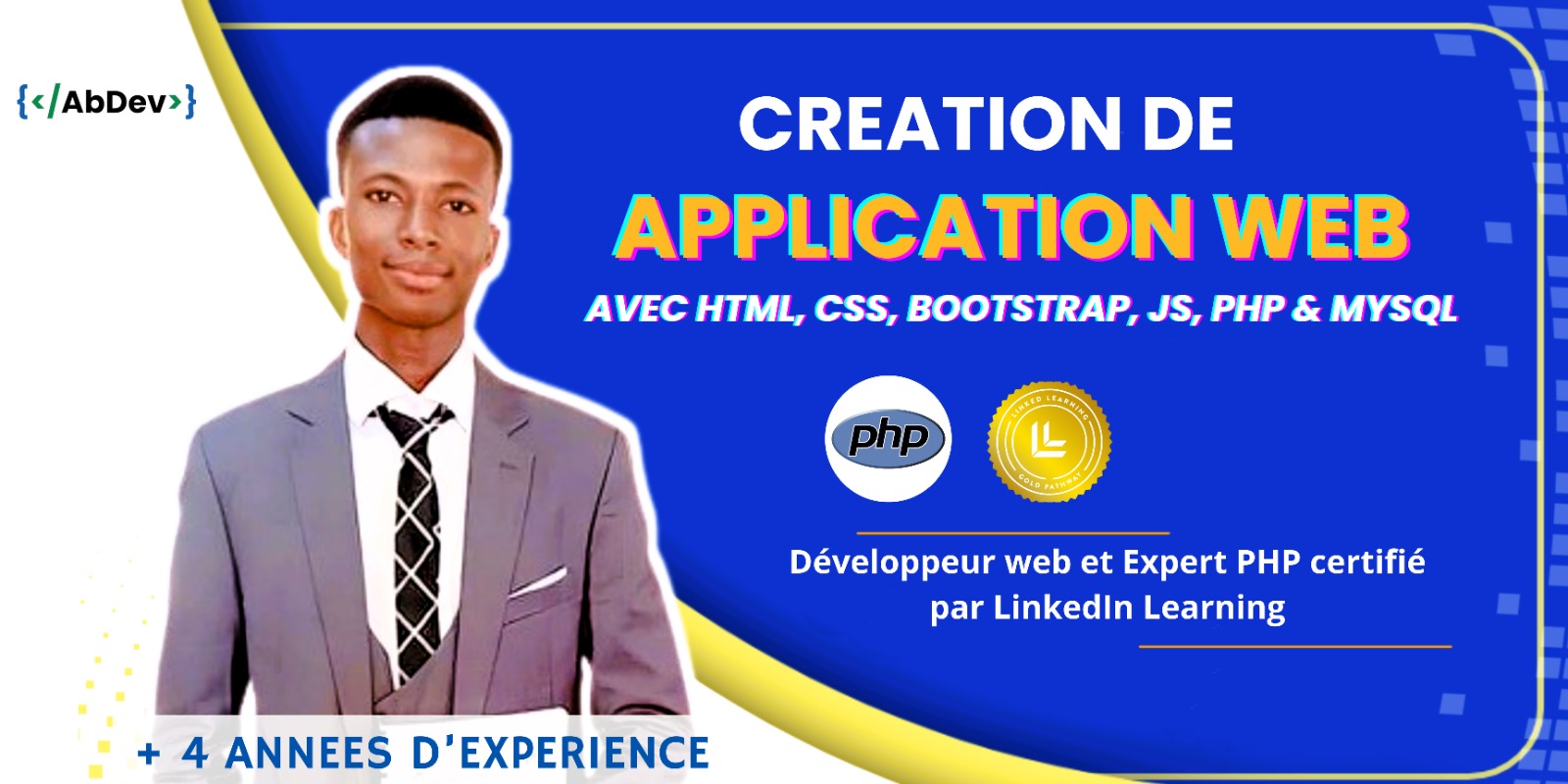 Je vais être votre développeur web et créer une application web